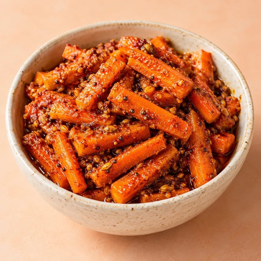 Illustrative Carrot Pickle food photograph