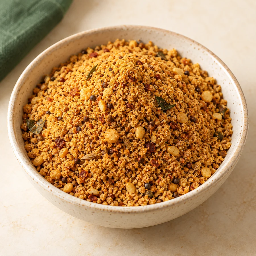 Illustrative Gunpowder / Podi food photograph